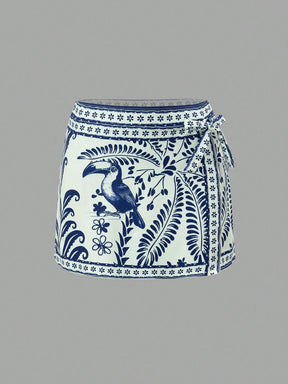 Conjunto Luxo Maiô + Saia Samira