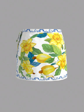 Conjunto Luxo Maiô + Saia Samira