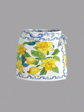 Conjunto Luxo Maiô + Saia Samira
