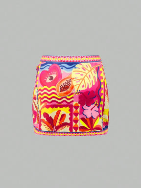 Conjunto Luxo Maiô + Saia Samira