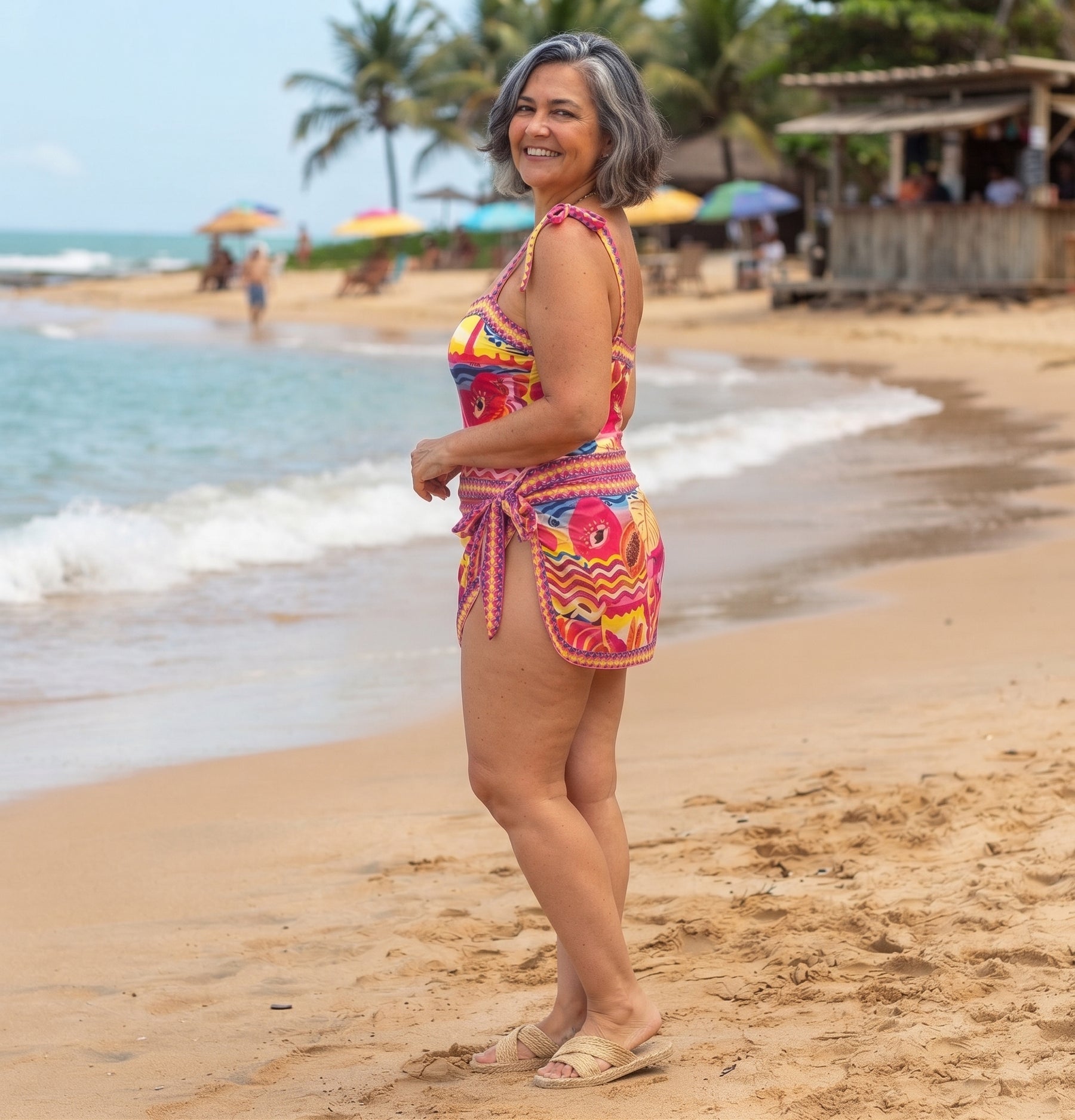 Conjunto Luxo Maiô + Saia Samira