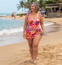 Conjunto Luxo Maiô + Saia Samira